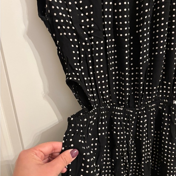 ASOS Black and White polka dot jumpsuit - Picture 2 of 4